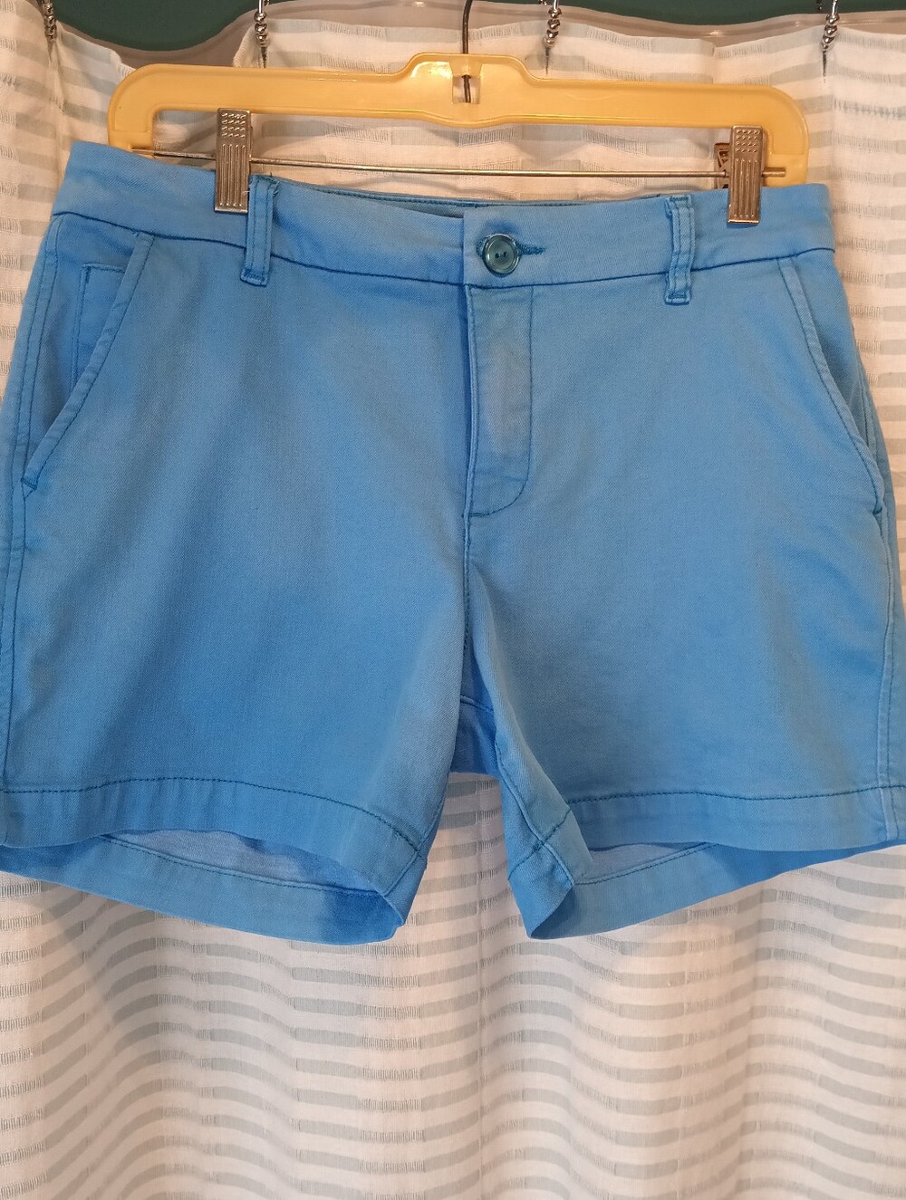 Kut from the Kloth Blue Cotton Trouser Shorts Size 8